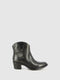 Botins Texanas em Pele Preta